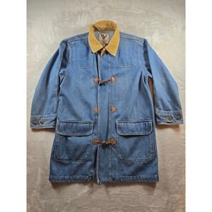 Vintage Venezia Vitale Denim Barn Chore Jacket Womens 14/16 Oversized *Read